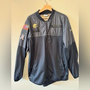 nike Cleveland Browns Football military salute to service lightweight zip up nfl